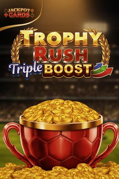 Pohár a spěch v motivu Trophy Rush Triple Boost