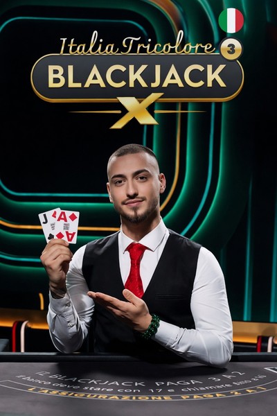 Náhled hry Blackjack Italia Tricolore 3 u Betwest