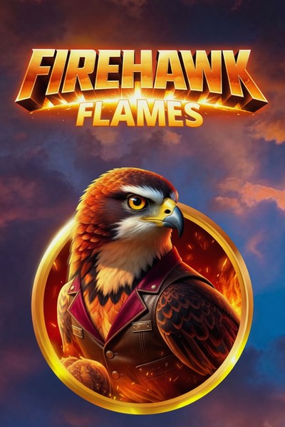Ohnivý jestřáb na obalu Firehawk Flames